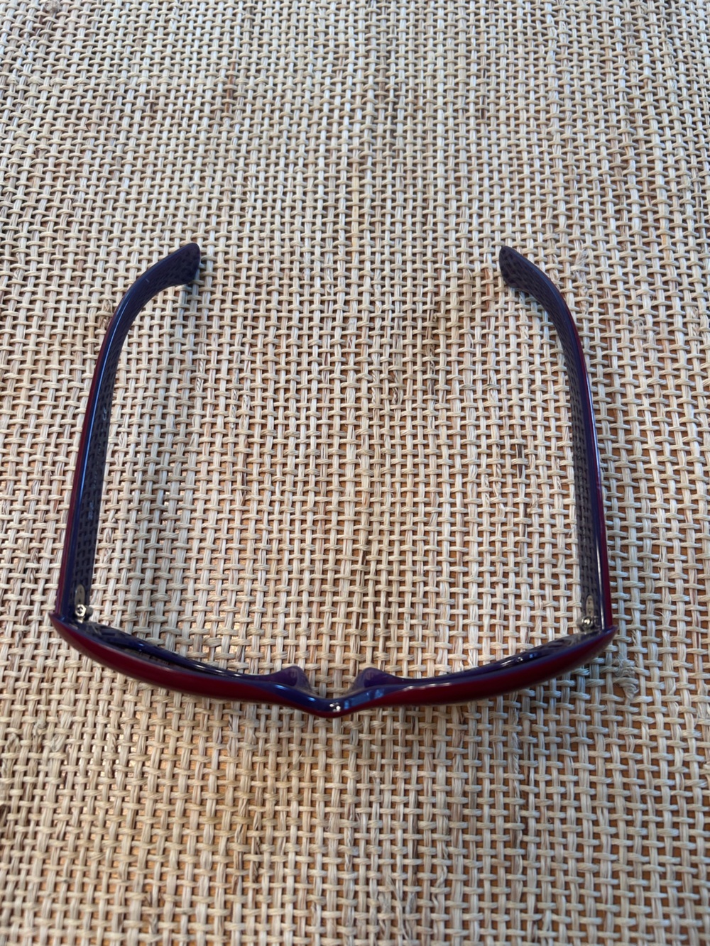 Ray-Ban JackieOhh Sunglasses w/GlossyRed/Violet 2ToneFrame w/Brown Gradient Lens - Picture 7 of 10